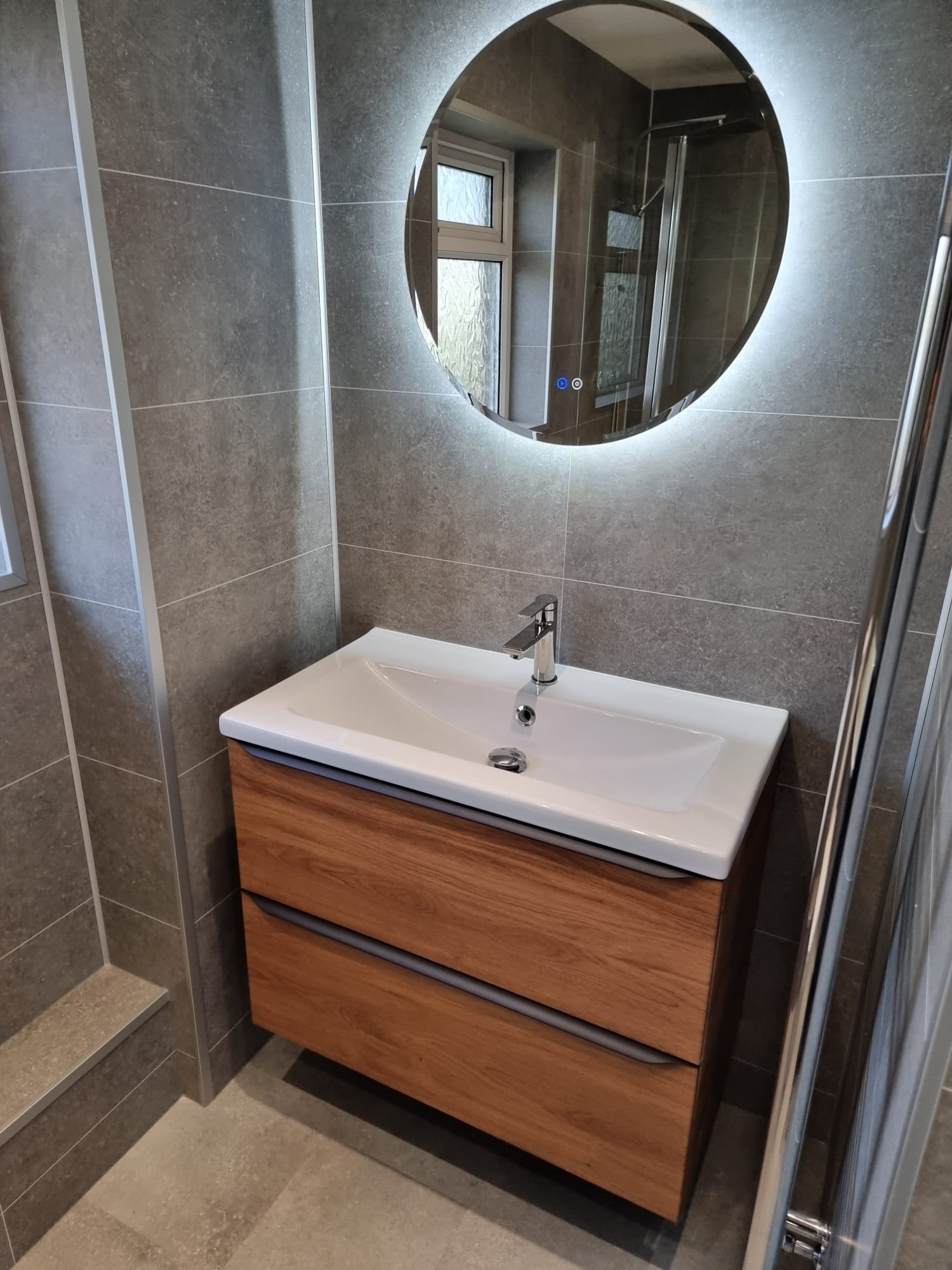 LED Mirror and Cabinet Project 136