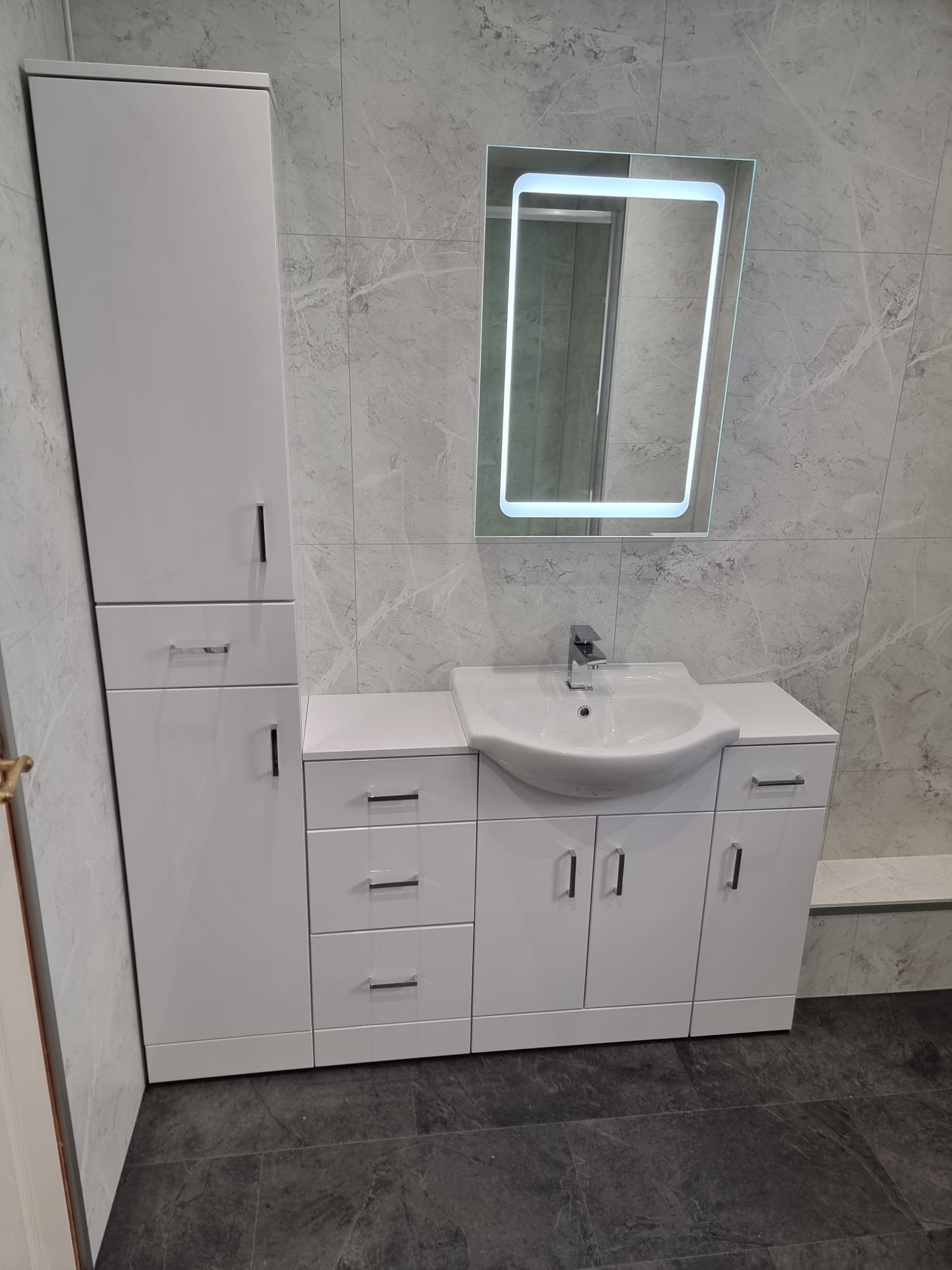LED Mirror and Cabinet Project 141