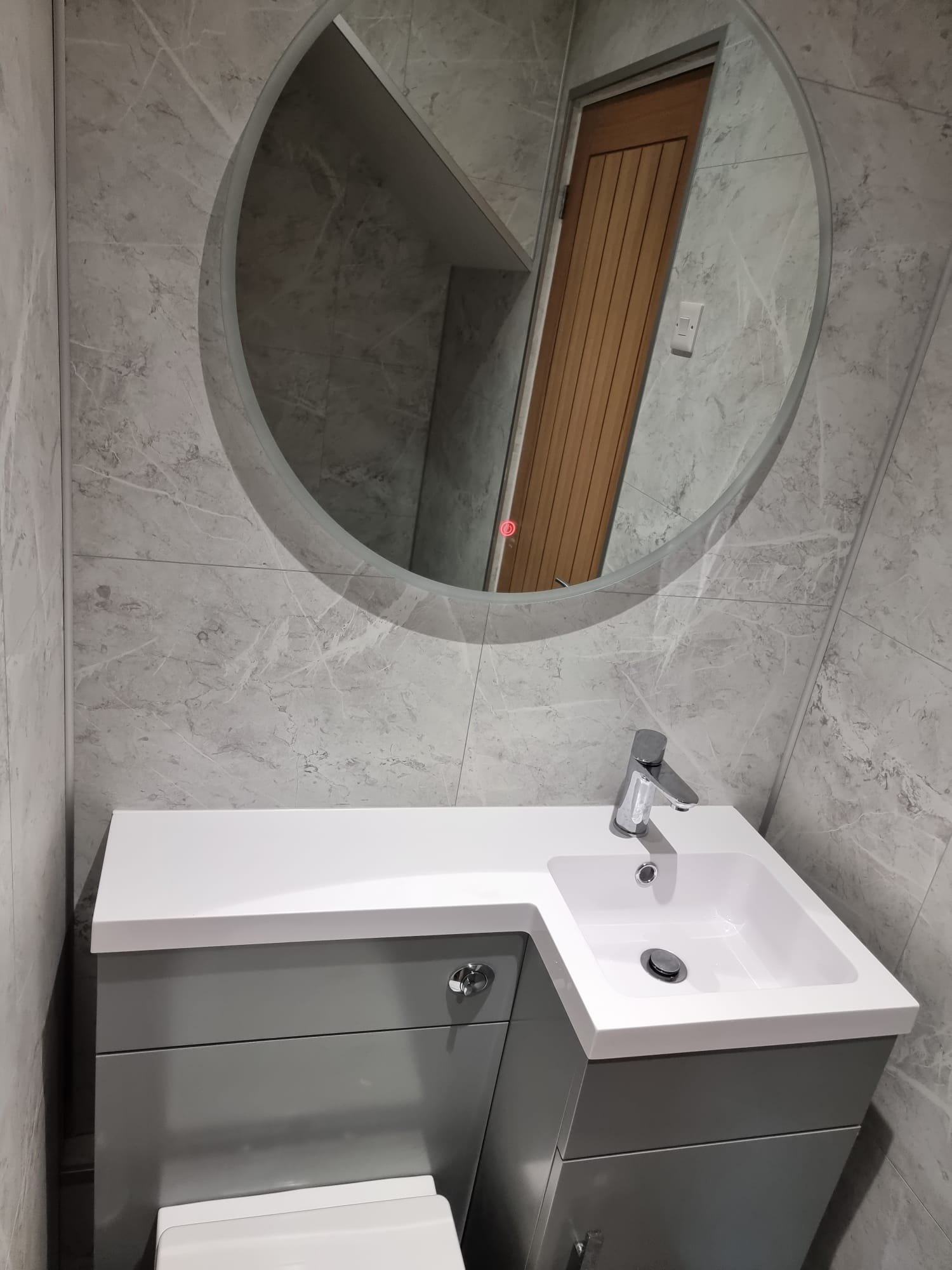 LED Mirror and Cabinet Project 144