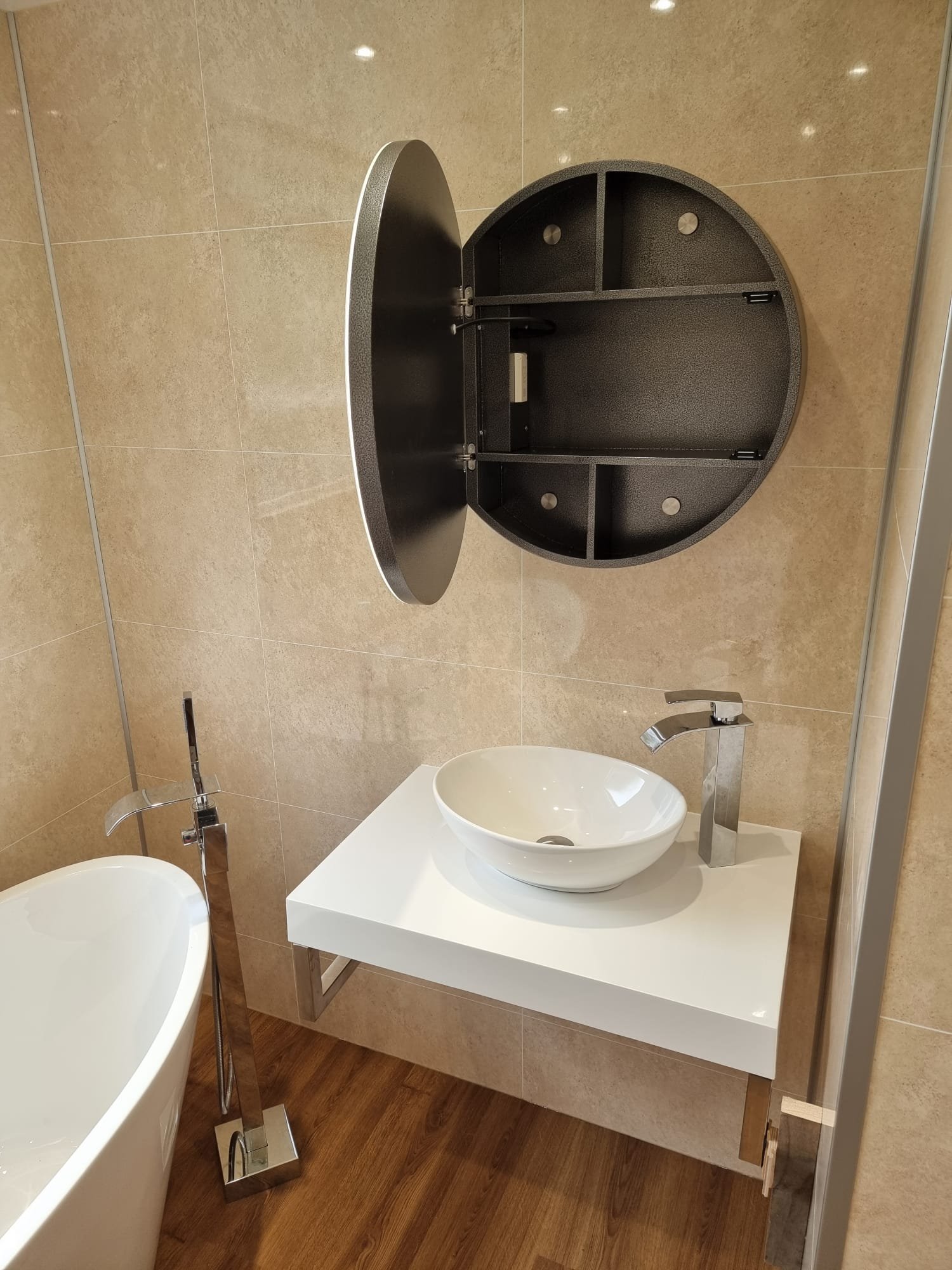 LED Mirror and Cabinet Project 145