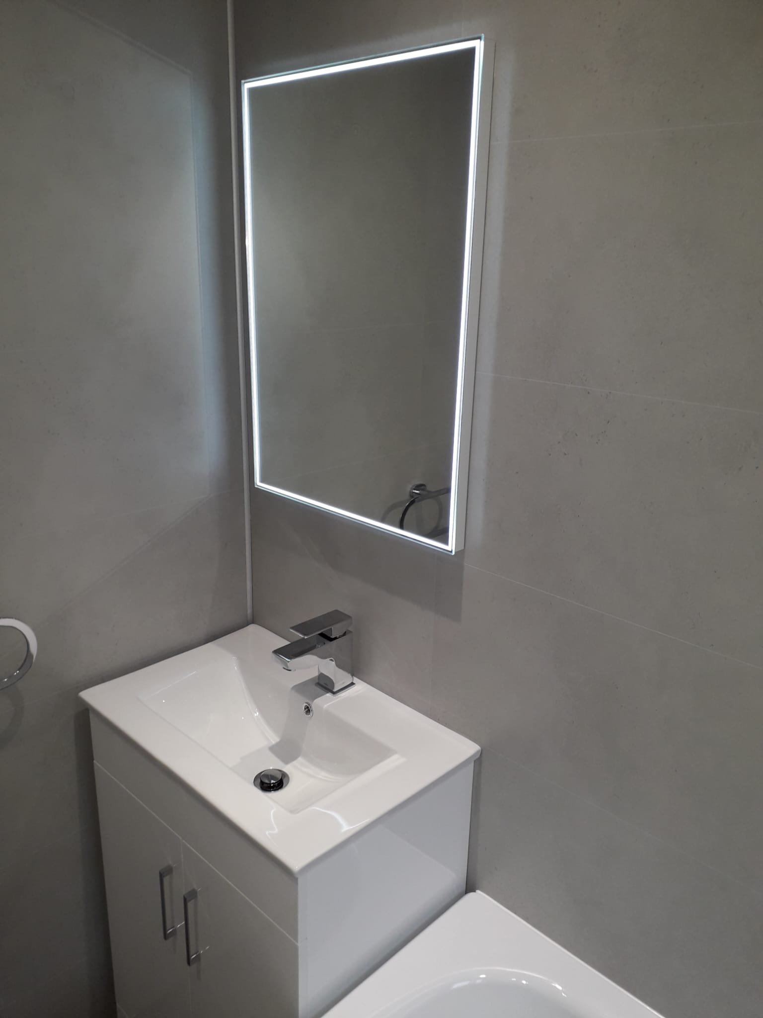 LED Mirror and Cabinet Project 150