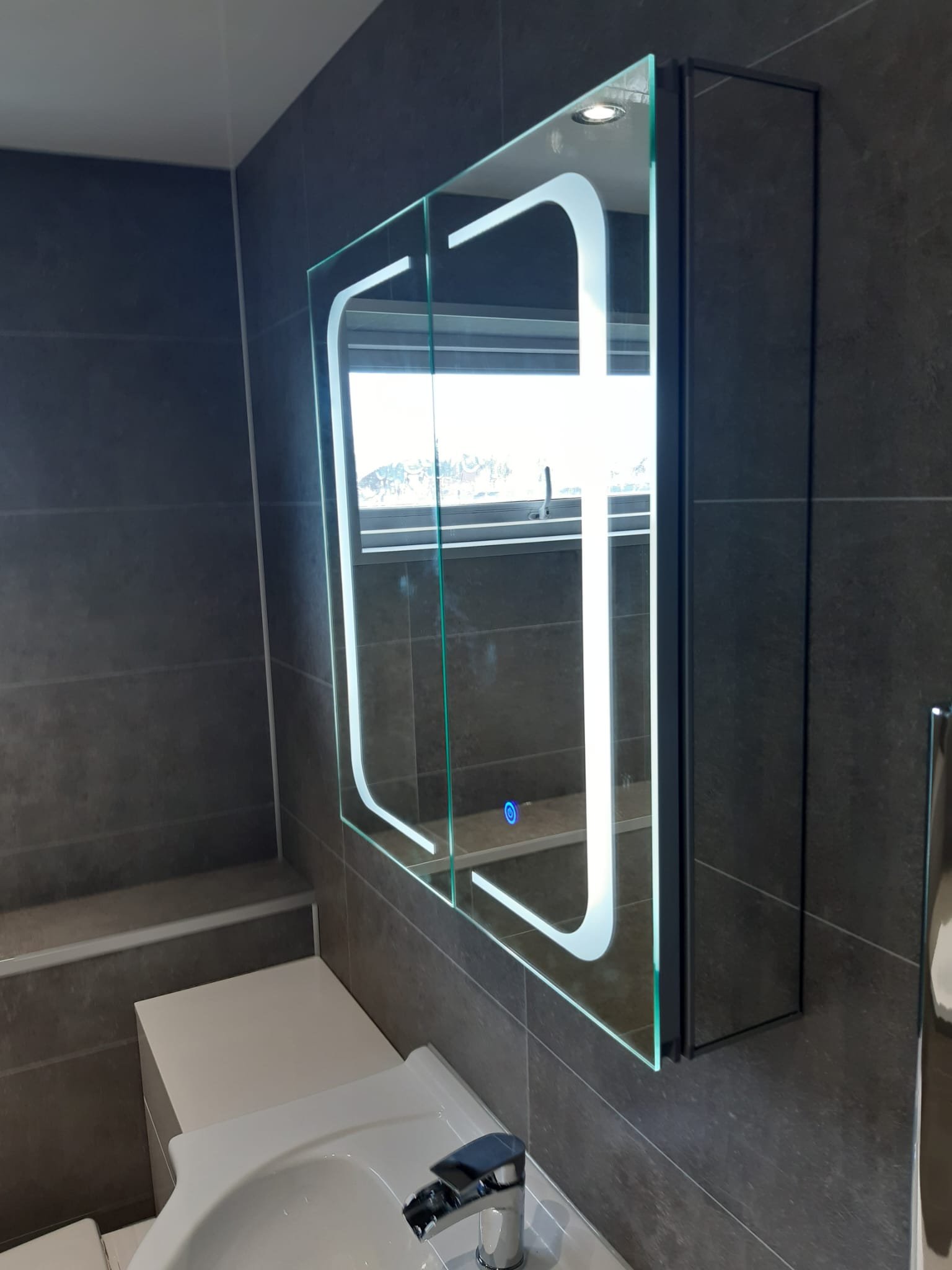 LED Mirror and Cabinet Project 151